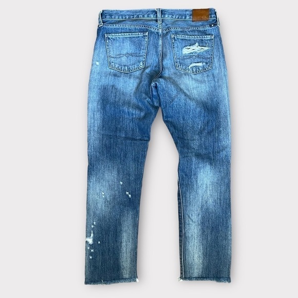 Lucky Brand Sienna Slim Boyfriend Distressed Jean Size 25  Cropped/ Ankle - Picture 3 of 3